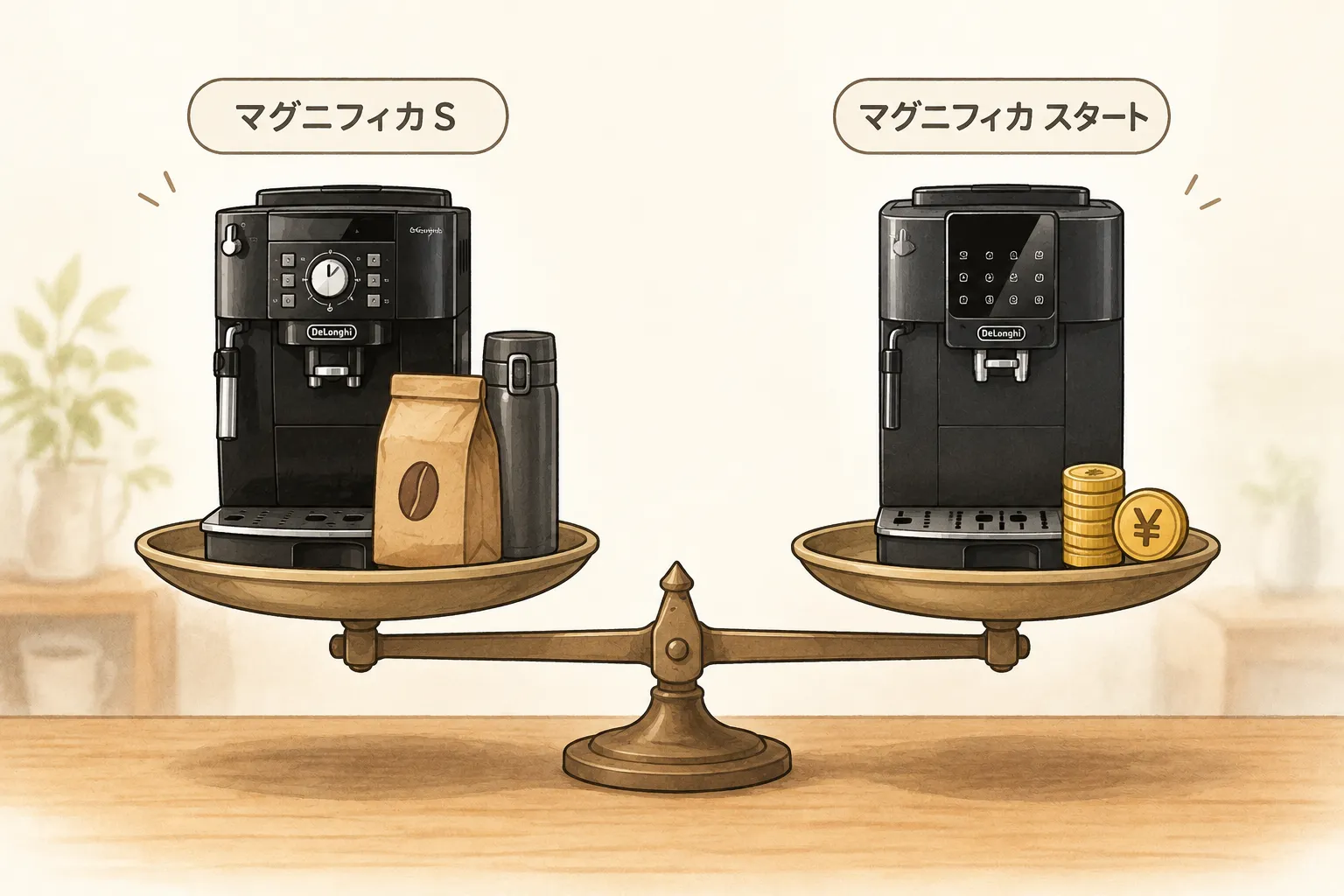 マグニフィカSと新型モデルの比較