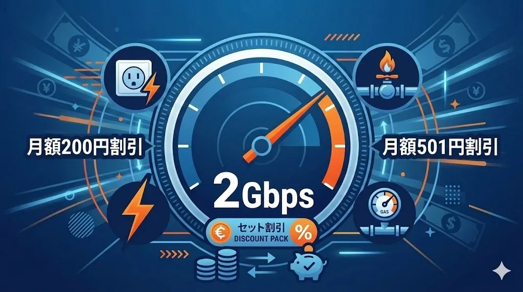 nuro光の特徴・2Gbpsのイメージ